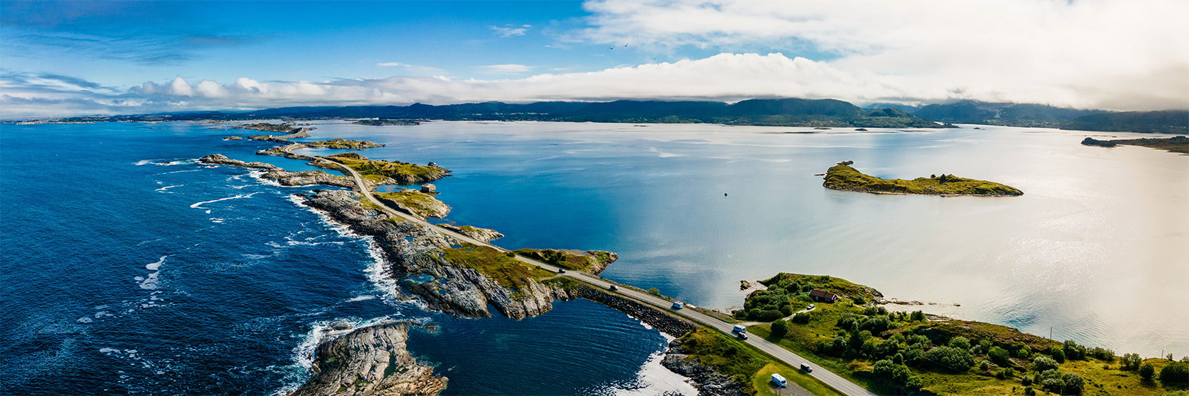 Atlanterhavsveien med Trondheim & Nidarosdomen, 18/7